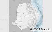 Gray Map of Isabela, single color outside
