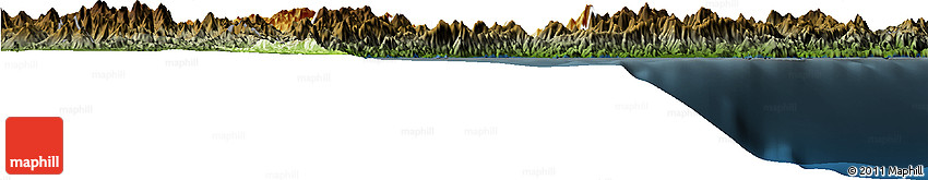 Physical Horizon Map of Quirino, darken