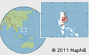Savanna Style Location Map of Quirino, highlighted country, highlighted parent region