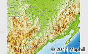 Physical Map of Quirino