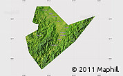 Satellite Map of Quirino, cropped outside