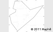 Blank Simple Map of Quirino, cropped outside, no labels