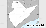 Gray Simple Map of Quirino