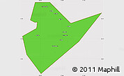 Political Simple Map of Quirino, cropped outside