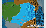 Political Map of Bulacan, darken