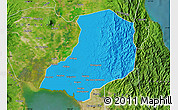 Political Map of Bulacan, satellite outside