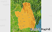 Political Map of Nueva Ecija, satellite outside