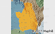 Political Map of Nueva Ecija, semi-desaturated