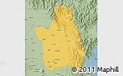 Savanna Style Map of Nueva Ecija