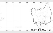 Blank Simple Map of Region 3, cropped outside, no labels