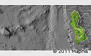 Satellite Map of Zambales, desaturated
