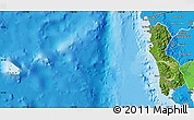 Satellite Map of Zambales, political outside