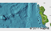 Satellite Map of Zambales, single color outside