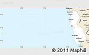 Classic Style Simple Map of Zambales