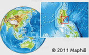 Physical Location Map of Aurora, highlighted parent region