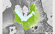 Physical Map of Laguna, desaturated