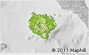Physical 3D Map of Marinduque, lighten, desaturated