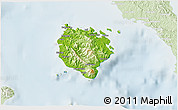 Physical 3D Map of Marinduque, lighten