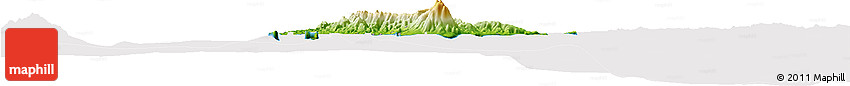 Physical Horizon Map of Marinduque, cropped outside