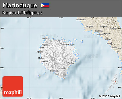 Classic Style Map of Marinduque