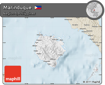Classic Style Map of Marinduque