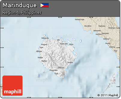 Classic Style Map of Marinduque