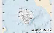 Classic Style Map of Marinduque, single color outside