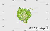 Physical Map of Marinduque, cropped outside