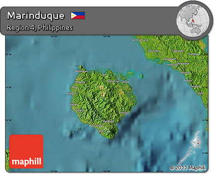 Satellite Map of Marinduque
