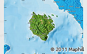 Satellite Map of Marinduque, political outside