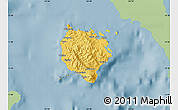 Savanna Style Map of Marinduque, single color outside