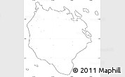 Blank Simple Map of Marinduque, cropped outside, no labels