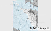 Gray 3D Map of Occidental Mindoro