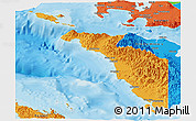 Political Panoramic Map of Occidental Mindoro
