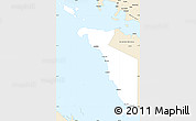 Classic Style Simple Map of Occidental Mindoro