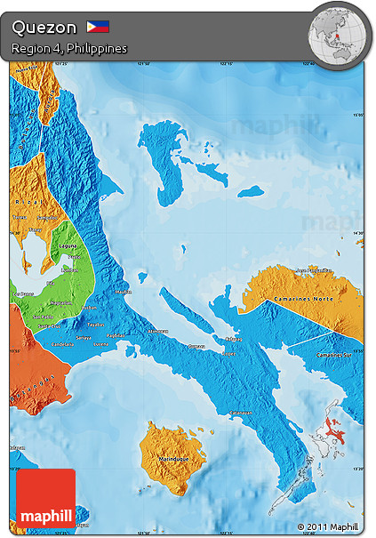 Political Map of Quezon
