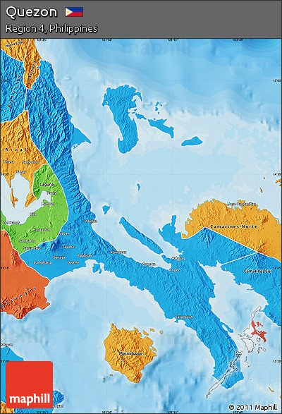 Political Map of Quezon