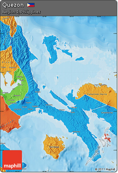 Political Map of Quezon