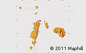 Political Map of Romblon, cropped outside