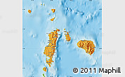 Political Map of Romblon, physical outside