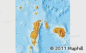 Political Map of Romblon, physical outside