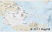 Classic Style 3D Map of Albay