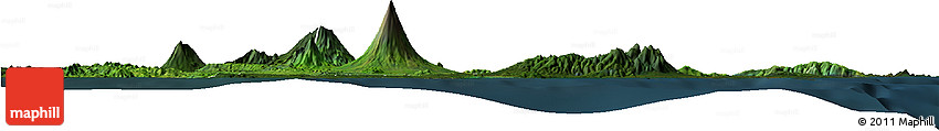 Satellite Horizon Map of Albay, darken Satellite Horizon Map of Albay, darken