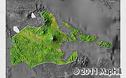 Satellite Map of Albay, desaturated