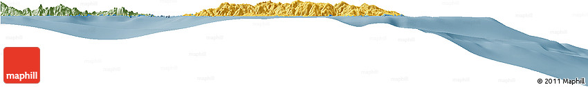 Savanna Style Horizon Map of Catanduanes