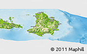 Physical Panoramic Map of Catanduanes