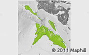 Physical 3D Map of Masbate, desaturated