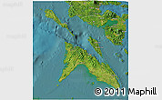 Satellite 3D Map of Masbate