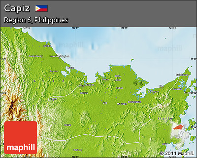 Physical Map of Capiz