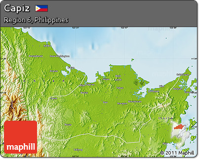 Physical Map of Capiz